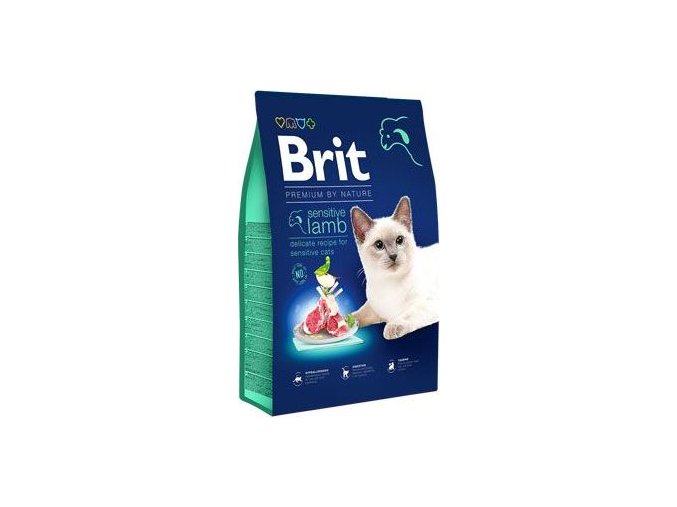 Brit Premium Cat by Nature Sensitive Lamb 800g