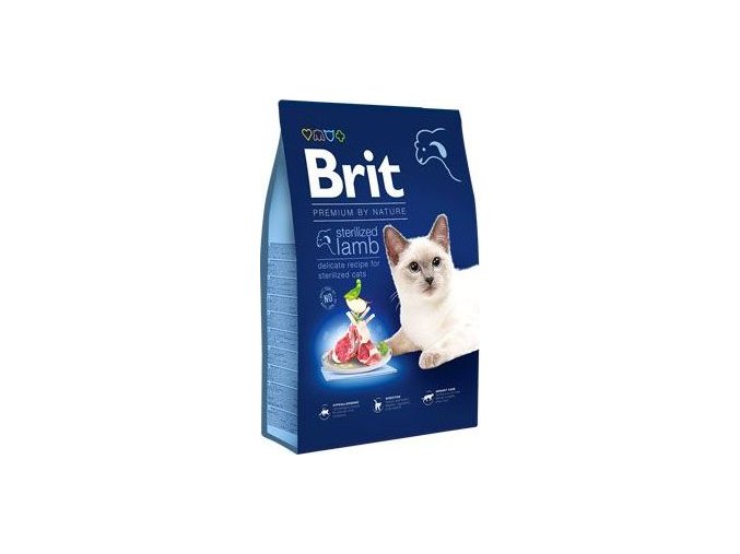 Brit Premium Cat by Nature Sterilized Lamb 1,5kg