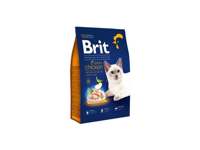 Brit Premium Cat by Nature Indoor Chicken 800g