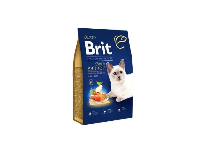 Brit Premium Cat by Nature Adult Salmon 300g