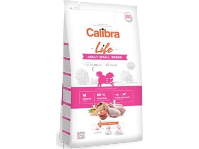 Calibra Dog Life Adult Small Breed Chicken 1,5kg - výprodej