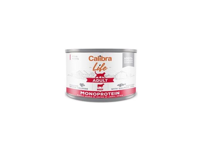 Calibra Cat Life  konz.Adult Beef 200g