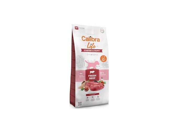 Calibra Dog Life Starter&Puppy Fresh Beef 12kg