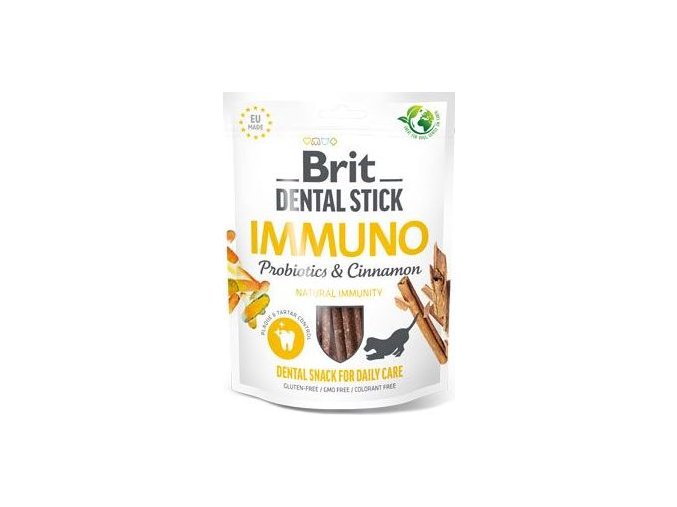 Brit Dog Dental Stick Immuno Probiotics&Cinnamon 7ks