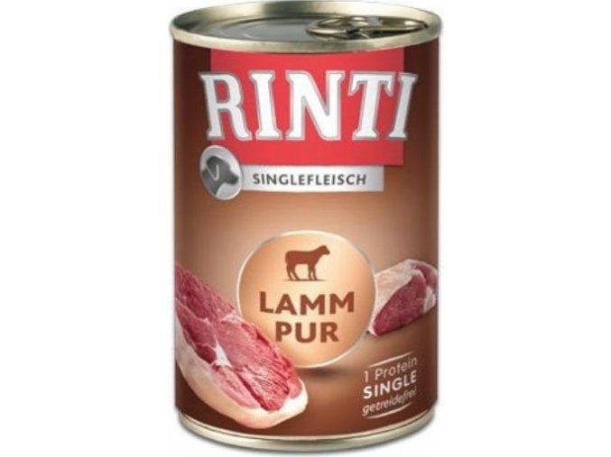 Rinti Dog Sensible PUR konzerva jehně 400g