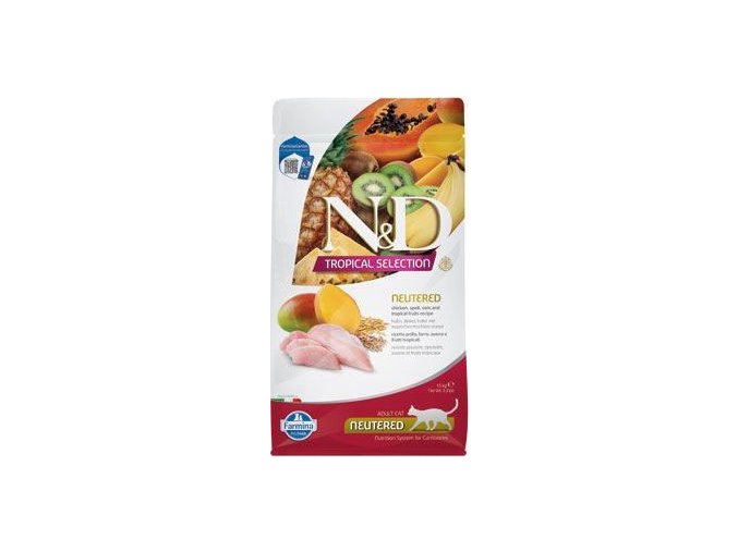 N&D TROPICAL SELECTION CAT Neutered Chicken 1,5kg