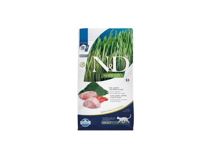 N&D SPIRULINA CAT Adult Lamb & Wolfberry 1,5kg