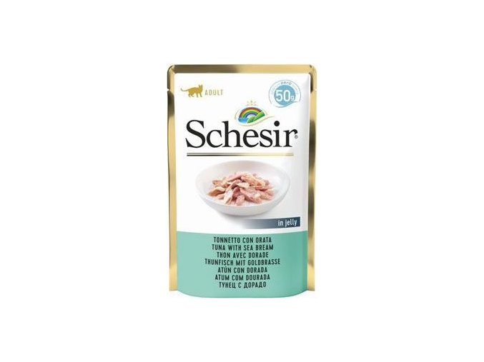 Schesir Cat kapsa Adult tuňák/pražma 50g