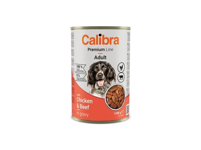 Calibra Dog Premium konz. with Chicken&Beef 1240g