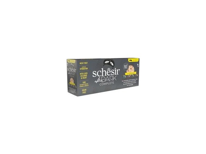 Schesir Cat konz. After Dark Paté Variety 12x80g