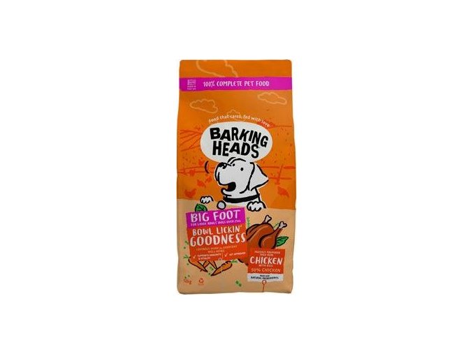 BARKING HEADS Big Foot Bowl Lickin Good Chick 12kg