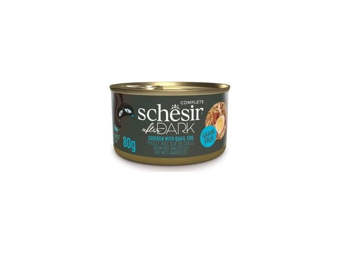 Schesir Cat konz. After Dark Wholefood kuře/vejce 80g