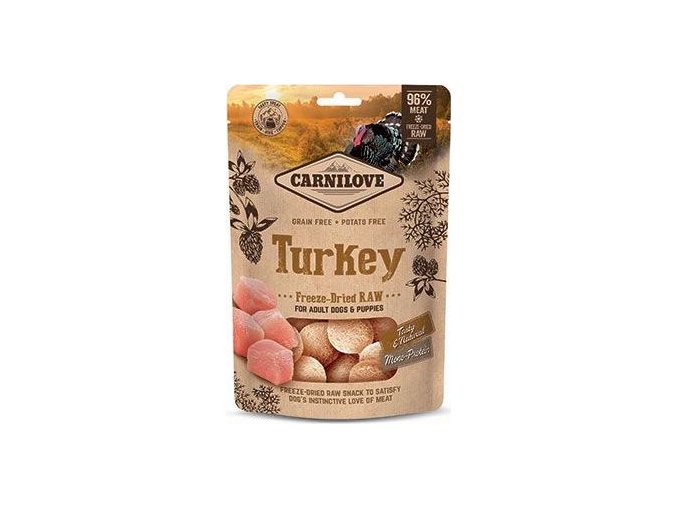 Carnilove Raw Freeze-Dried Snacks Turkey 60g