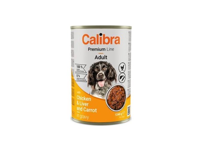 Calibra Dog Premium konz. with Chicken&Liver 1240g