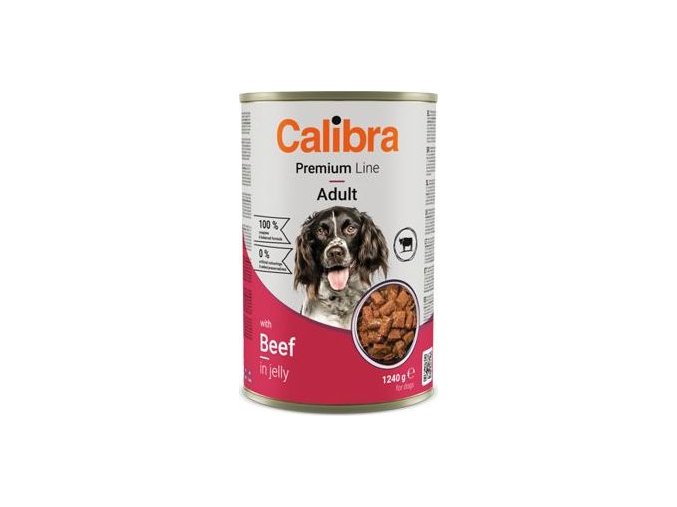 Calibra Dog Premium konz. with Beef 1240g