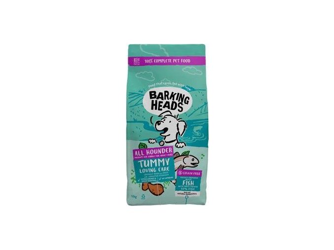 BARKING HEADS All Hounder Tummy Lovin' Care Fish 12kg