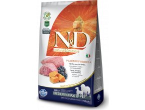 N&D Pumpkin DOG Adult M/L Lamb & Blueberry 12kg