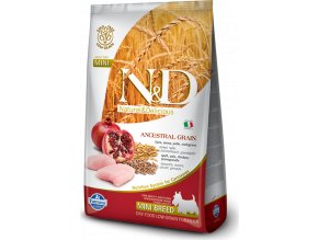 N&D LG DOG Adult Mini Chicken & Pomegranate 7kg