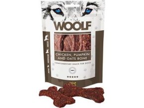 WOOLF pochoutka large chicken, pumpkin, oats bone 100g