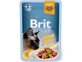 Brit Premium Cat D Fillets in Gravy With Tuna 85g