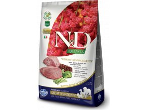 N&D Quinoa DOG Weight Management Lamb Adult M/L 7kg