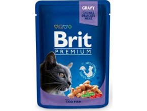 Brit Premium Cat kapsa with Cod Fish 100g