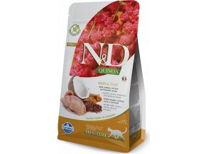 N&D Quinoa CAT Skin & Coat Quail & Coconut 300g