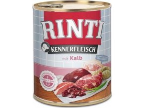 Rinti Dog Kennerfleisch konzerva telecí 800g