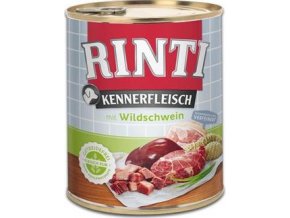 Rinti Dog Kennerfleisch konzerva divočák 800g