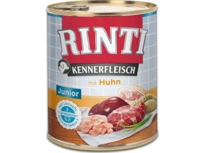 Rinti Dog Kennerfleisch konzerva Junior kuře 800g