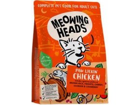 MEOWING HEADS Paw Lickin’ Chicken 450g