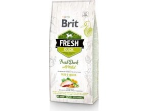 Brit Fresh Dog Duck & Millet Active Run & Work 12kg