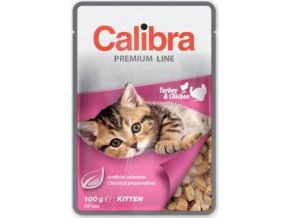 Calibra Cat  kapsa Premium Kitten Turkey & Chicken100g