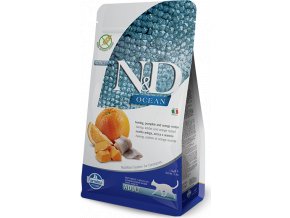 N&D OCEAN CAT Adult Herring, Pumpkin & Orange 1,5kg