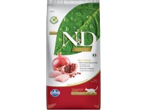 N&D PRIME CAT Neutered Chicken&Pomegranate 5kg