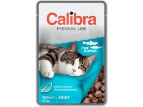 Calibra Cat  kapsa Premium Adult Trout & Salmon 100g