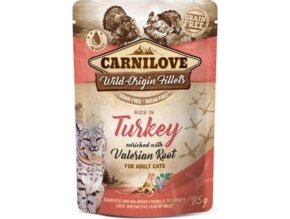 Carnilove Cat Pouch Turkey Enriched With Valerian 85g