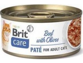 Brit Care Cat konz  Paté Beef&Olives 70g