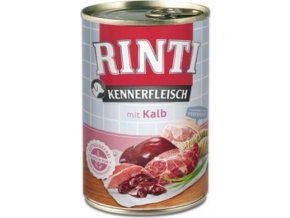 Rinti Dog Kennerfleisch konzerva telecí 400g