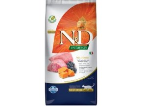 N&D Pumpkin CAT Neutered Lamb & Blueberry 5kg