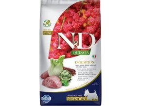 N&D Quinoa DOG Digestion Lamb & Fennel Adult Mini2,5kg