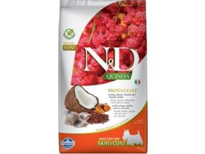 N&D Quinoa DOG Skin&Coat Herring Adult Mini 2,5kg