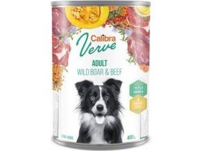 Calibra Dog Verve konz.GF Adult Wild Boar&Beef 400g