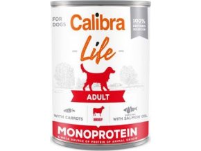 Calibra Dog Life  konz.Adult Beef with carrots 400g