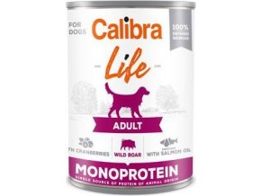 Calibra Dog Life  konz.Adult Wild boar with cran. 400g