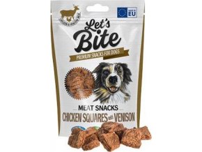 Brit Let's Bite Meat Snacks Chicken Squares&Veniso 80g