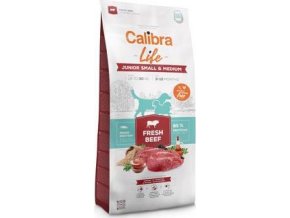 Calibra Dog Life Junior Small&Medium Fresh Beef 12kg