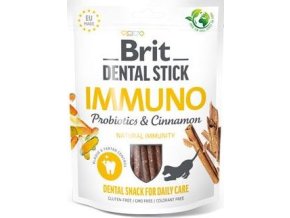 Brit Dog Dental Stick Immuno Probiotics&Cinnamon 7ks