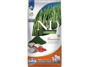 N&D SPIRULINA DOG Adult M/L Herring & Wolfberry 7kg