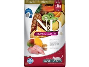 N&D TROPICAL SELECTION CAT Adult Chicken 4+1kg